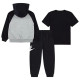 Nike Βρεφικές φόρμες σετ Color Blocked Set 3 pcs